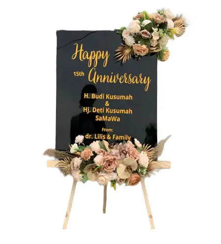 Papan Bunga Akrilik Meras